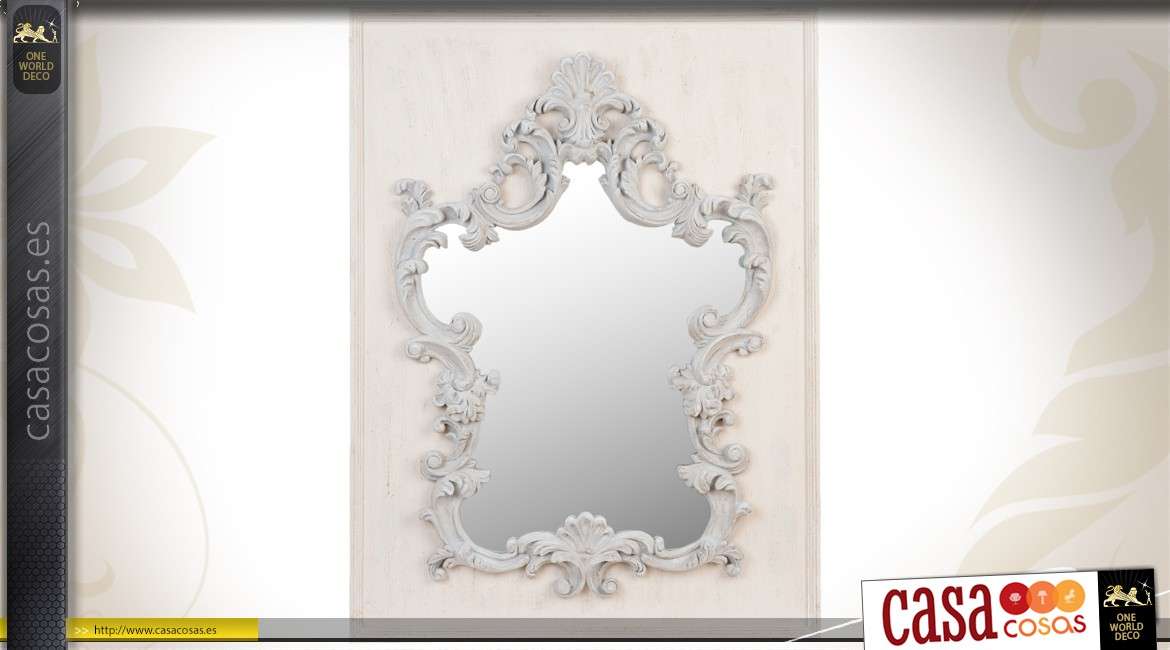 Espejo de pared barroco adornado