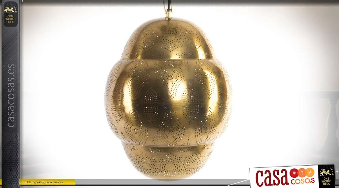 Colgante de metal dorado brillante estilo oriental 38 cm