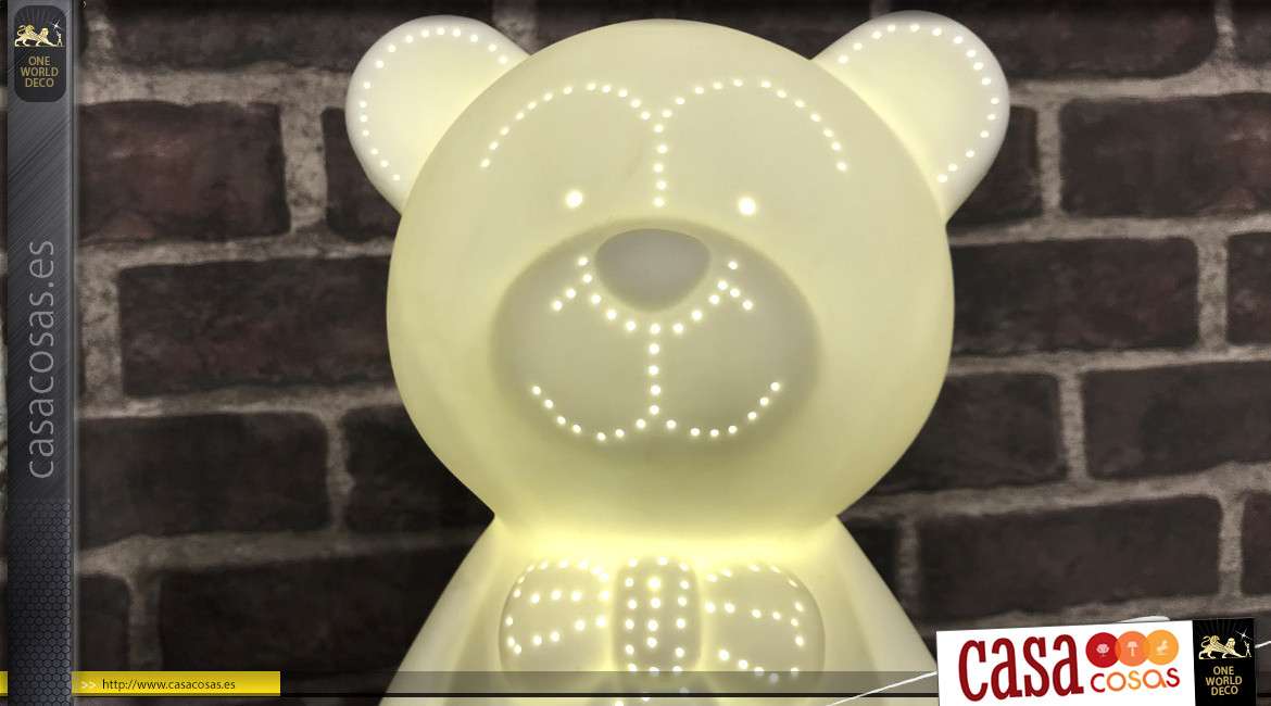 Lámpara LED candelita blanca para habitación infantil