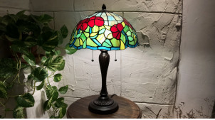 Lámpara Tiffany, Maison Gaillard, 58cm / Ø35cm