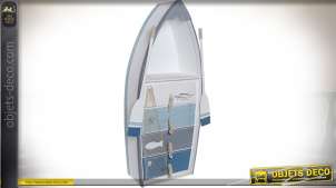 Mueble estante en forma de barco de pescadores 134 cm