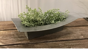 Caja de flores de titanio y zinc de diseño